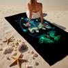 Heroic Legend Crest Beach Towel, Super Soft Microfiber, Gift for Her/Him, Birthday, for Pool, Beach, Travel, Home Decor Fan gifts