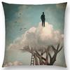 Новая элегантная леди милая девушка Шекспир воображение Фэнтези масляная живопись мечтательное чувство сказка судьба Наволочка для подушки-думки Чехол для подушки