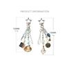 Pearl Bag Charm Natural Star Key Ring Seashell Keychain Bohemian Boho Phone Lanyard For Phone Lanyard Travel Keys