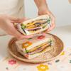 50Pcs Sandwich Packaging Paper Food Grade Oil Resistant Paper Natural Color Meal Tray Pad Paper