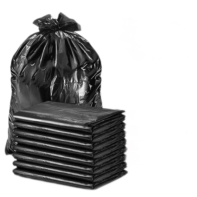 ORYT Commercial Extra Large Thick Black Flat-Top Garbage Bags