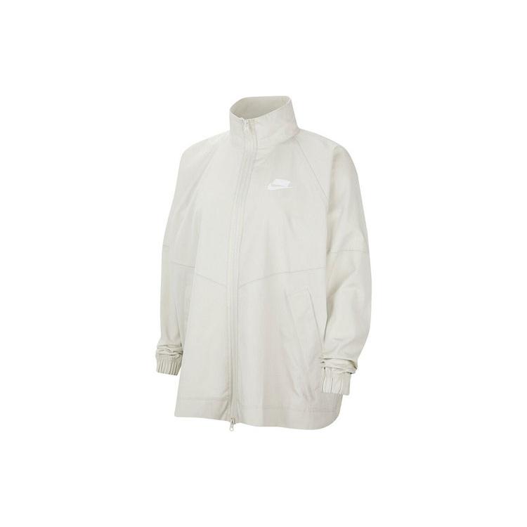 Nike Куртки Женские Светло-серые Стойка Умеренные Прочие CZ1425-072