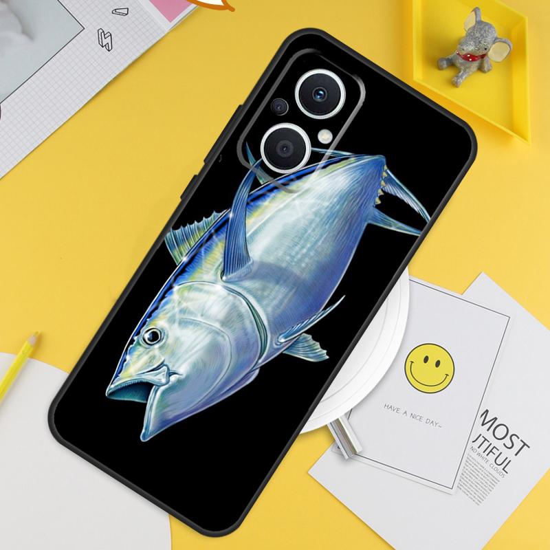 Чехол с тунцом Bluefin для OPPO Reno 7 8 8T 2Z 4Z 5Z 6 Lite 10 Pro OPPO Find X5 X6 Pro X2 Lite X3 Neo