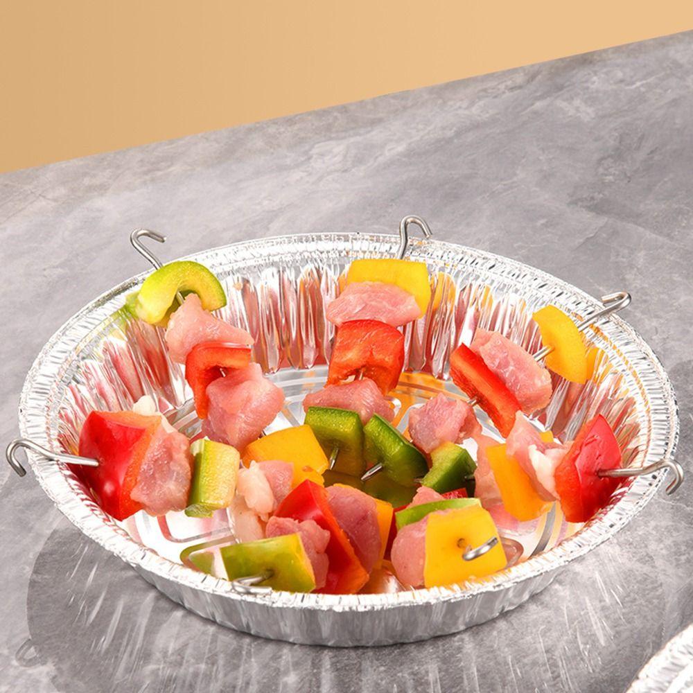 String Grill Skewer Holder Stainless Steel Baking Needle  for Air Fryer Accessory