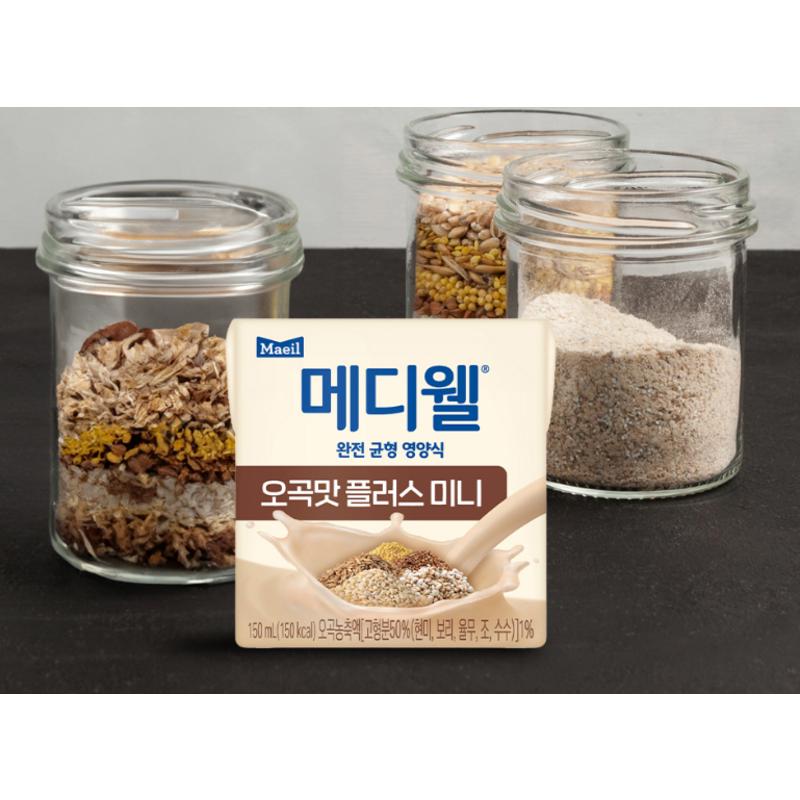 Mediwell Five Grain Flavor Plus Mini Nutritional Meal 24p, 3.6L, 1 set