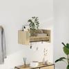 VidaXL Wall Shelf Sonoma Oak 70.5x35x30.5 Cm Engineered Wood, Cube Wall Shelf, Cube Organizer, Shelf 848453