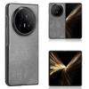 For Honor Magic V5 5G Case Litchi Texture PU Leather + PC Phone Cover