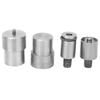 4Pcs Snap Button Die Mould Silver Stainless Steel Replacement Kits for 831