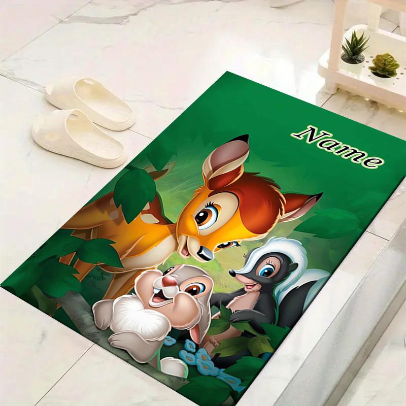 Custom 1Pc Forest Friends Adventure Rug Office Carpet Indoor Outdoor Entrance Doormat Nonslip Soft And Comfortable Living Room D9162