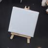 1set Desktop Wooden Mini Tripod Display Frame with Canvas Art Painting Small Easel, Poster Specific Trapezoidal Easel
