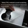 Защитная пленка против царапин с центральным управлением для Tesla Model 3/Y-2023, наклейка на панель центральной консоли, пленка из ТПУ, автомобильные аксессуары