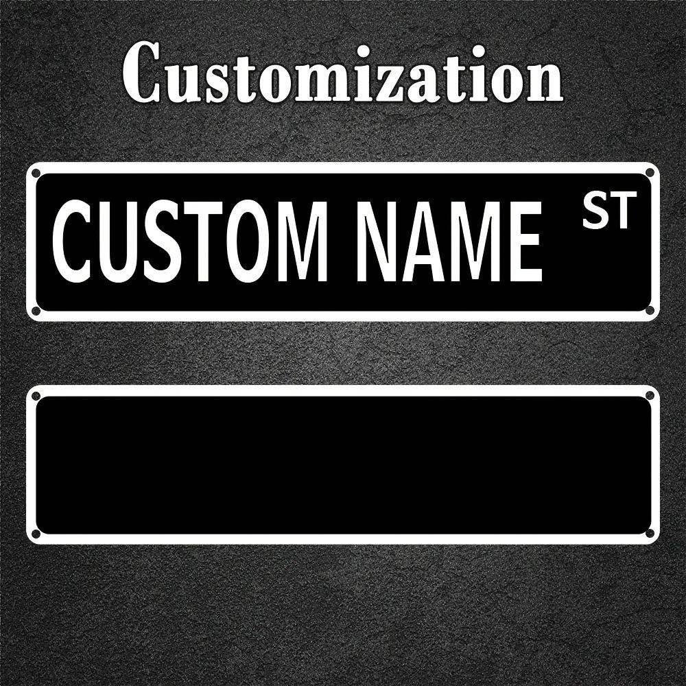 \Custom Funny 16x4 Aluminum Street Sign 1pc Weatherproof Wall Plaque Man Cave Bar Decor\