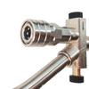 Foam Cannon for Pressure Washer with Dual-Connector Tool, Car Foam   with 1/4'' Quick Connect 1L Transparent Bottle