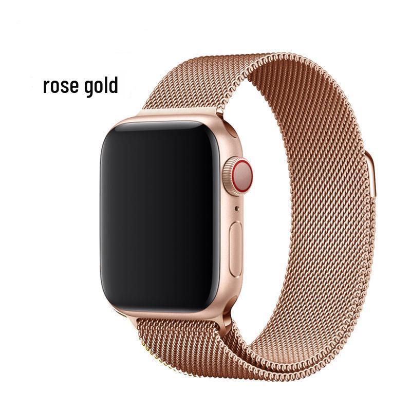 Совместимый миланский металлический магнитный ремешок для Apple Watch S11/10