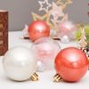 30pcs 6cm Christmas Balls Shatterproof Christmas Tree Pendant Plastic Hanging Ball Christmas Ball Set for Holiday Wedding Party