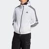 Adidas 3-полосная куртка Ripstop с капюшоном Мужские куртки белые IB0386