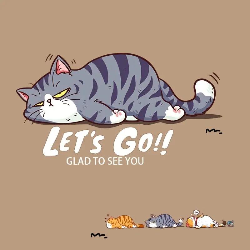 Creative Cartoon Cat Motorcycle Sticker Car Sticker, Car Scratch Cover Sticker Waterproof Sticker Decals For Car Laptop Wall Decoration Accessories