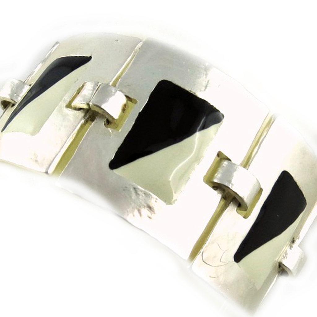 Dolce Vita [E1582] - Designer Bracelet 'DV- Zen' Black White Silver