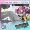 HYBXAXC Игровой Arknights Endfield Ивонна Коврик для мыши Нескользящая резина Геймерский Баланс Компьютерный коврик Декорация Deskmat Ноутбук Большой