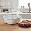 Removable Food Preservation Defroster Ultraviolet Drain Basket Household Meat Defroster  Fruits