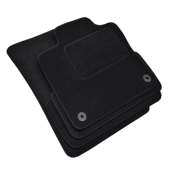 Tapis De Sol - Volvo - XC60 - Velours Noir - 4 Pièces - Ajustement Précis