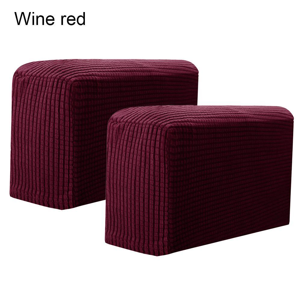 2PCS High Quality Furniture Stretchy Home & Living Couch Arm Protector Sofa Cover Armrest Covers