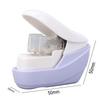 Purple Stapleless Stapler Compact Staple-Free Stapler New Plastic Paper Binding Tool  Home Office