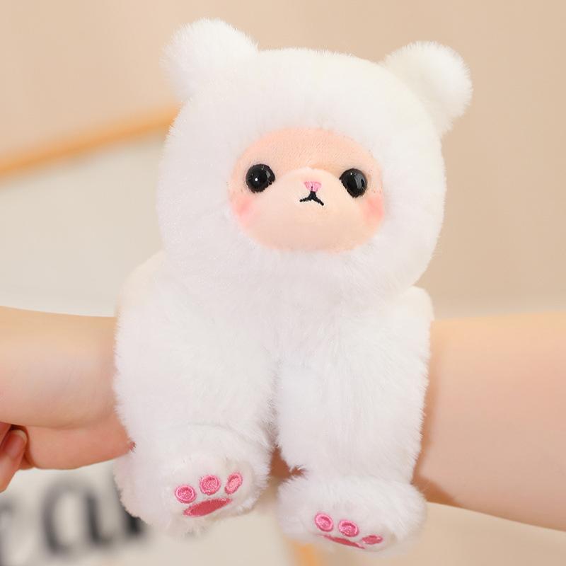 Cute Animal Slap Bracelet Doll Plush Toy Cute Elephant Lion Bracelet Doll Children's Rag Doll
