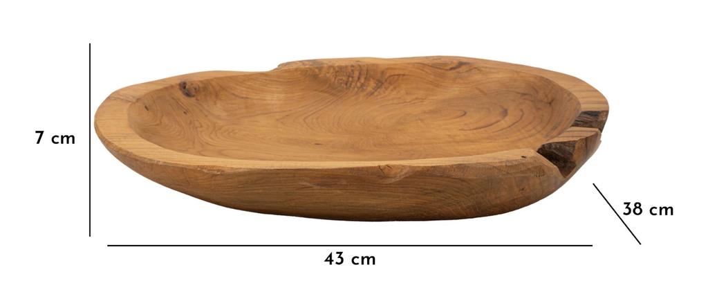 Поднос Вахан Тик См 43X38X7