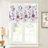 Полиэстер Цветочный Принт Кухня Короткая Штора Окно Балдахин Драпировка Дом