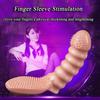 Пальцевые вибраторы, секс-игрушки для женщин, щетка для стимуляции клитора, фаллоимитатор с рукавом для пальцев, вибрационный массажер для точки G, секс-шоп для взрослых