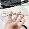 Fashion Frameless Glasses Women Rimless Anti Blue Light Eyeglasses Men Women Elegant Comfortable Eyeglasses