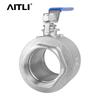 304 Stainless Steel Two-Piece Threaded Ball Valve for Water Pipe (1/2" Internal Thread)