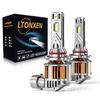 LTONXEN H4 LED Headlight, New Standard Vehicle Inspection Compatible LED Bulb... (HB3/9005 Fan)