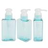 3 шт. 100 мл бутылка с насосом пластиковый пустой дозатор мыла шампунь гель для тела лосьон контейнер для путешествий