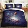Пододеяльник Galaxy Universe King Queen Планета Космос Постельное белье Покрывало на одеяло Солнечная система Небо Полиэстер Чехол для одеяла
