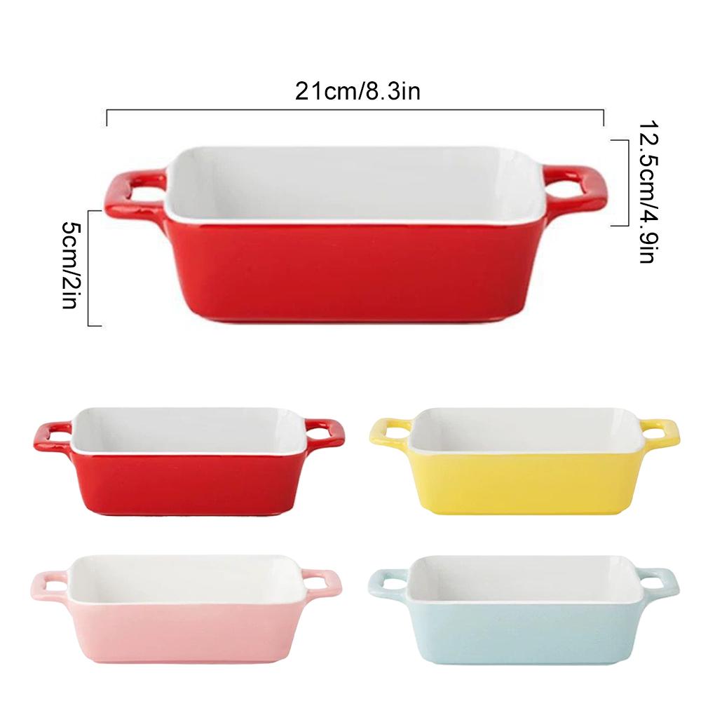 Heat-Resistant Bread Baking Pan Versatile Bread Loaf Pan Ceramic For Healthy Baking Bread Plate