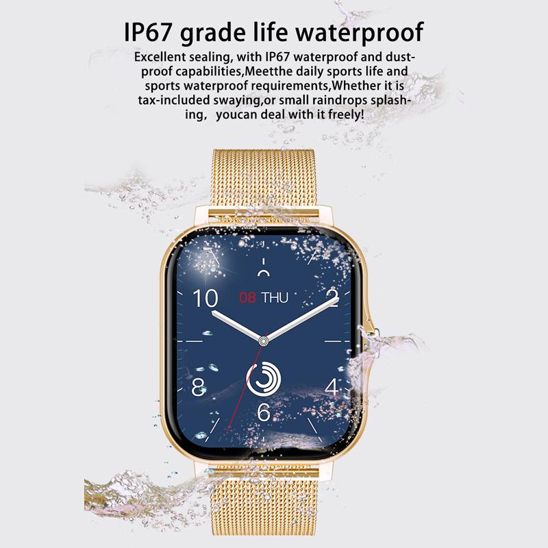 2024 New Smart Watch Men and Women Smart Bracelet Sports Activity Tracking Monitoring Bracelet Sports Ladies Smart Watch