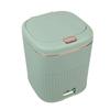 Foot Pedal Metal Softly Close Pedal Bathroom Trash Can for Kitchen Hotel Home Office 8/10/15L Trash Can with Lid