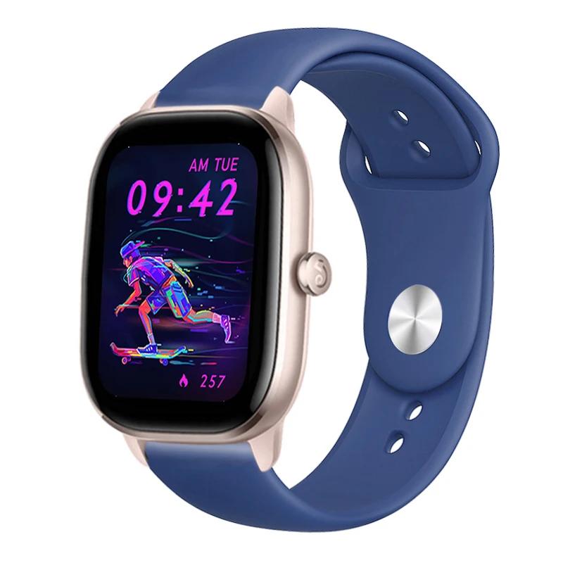 20 мм 22 мм ремешок для часов Amazfit gts 4/3/2/gtr4 mini/Gtr/2e/Pro 47 мм спортивный силиконовый браслет браслет Amazfit Bip/U/3/Pro ремешок