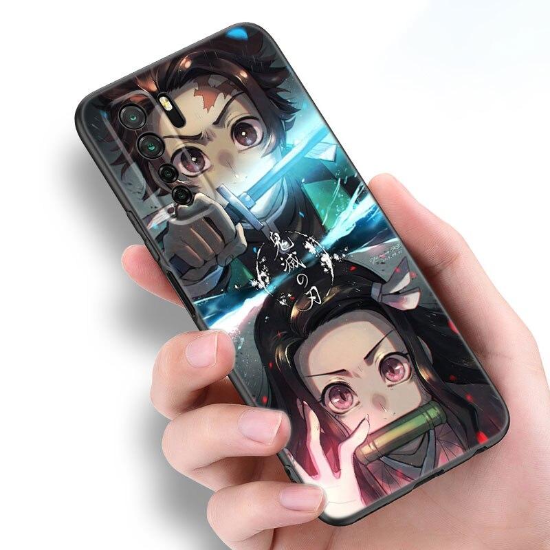 Чехол для телефона с изображением аниме «Убийца демонов» для Huawei Honor 60 50 SE 30S Mate 30 20 10 Lite 40 Nova 9 8 Pro Y60 8i 7i 7SE 5T Премиум-чехол