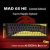 MageGee Gaming Keyboard: 60/68 Magnetic Axis, Hot-Swappable, Low Latency, 61/68 Keys, In Stock