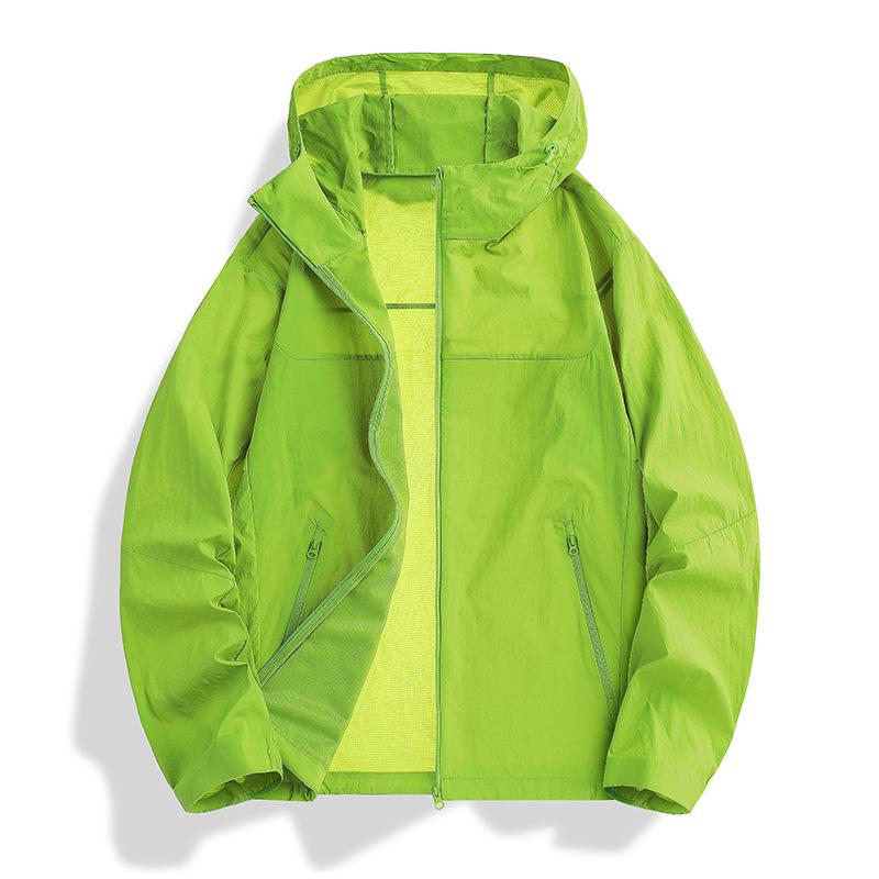 Mountain lightweight sunscreen clothing men's and women's summer waterproof sunscreen clothing cold silk cool outdoor skin clothing jacket