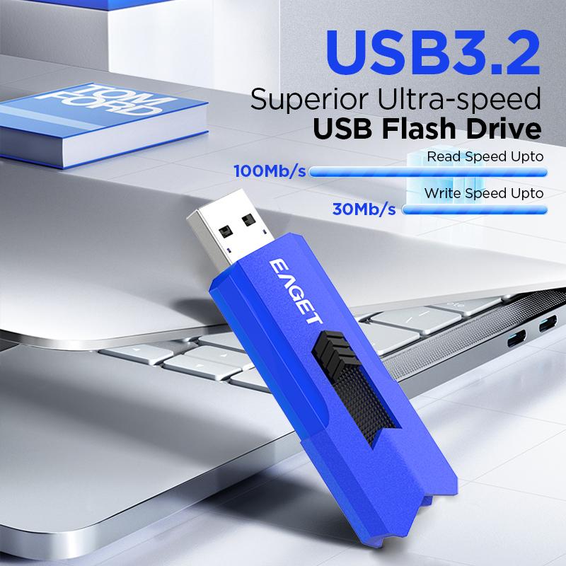 Флэш-накопитель USB 3.2 Флэш-накопитель Выдвижной USB-накопитель 64G/128GB USB-накопитель Jump Drive Сверхскоростная карта памяти USB 3.2