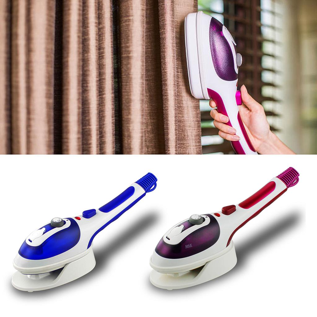 Handheld Steamer for Clothes, Hanging/Flat Garment Steamer and Portable Steam Iron with 2 Removable