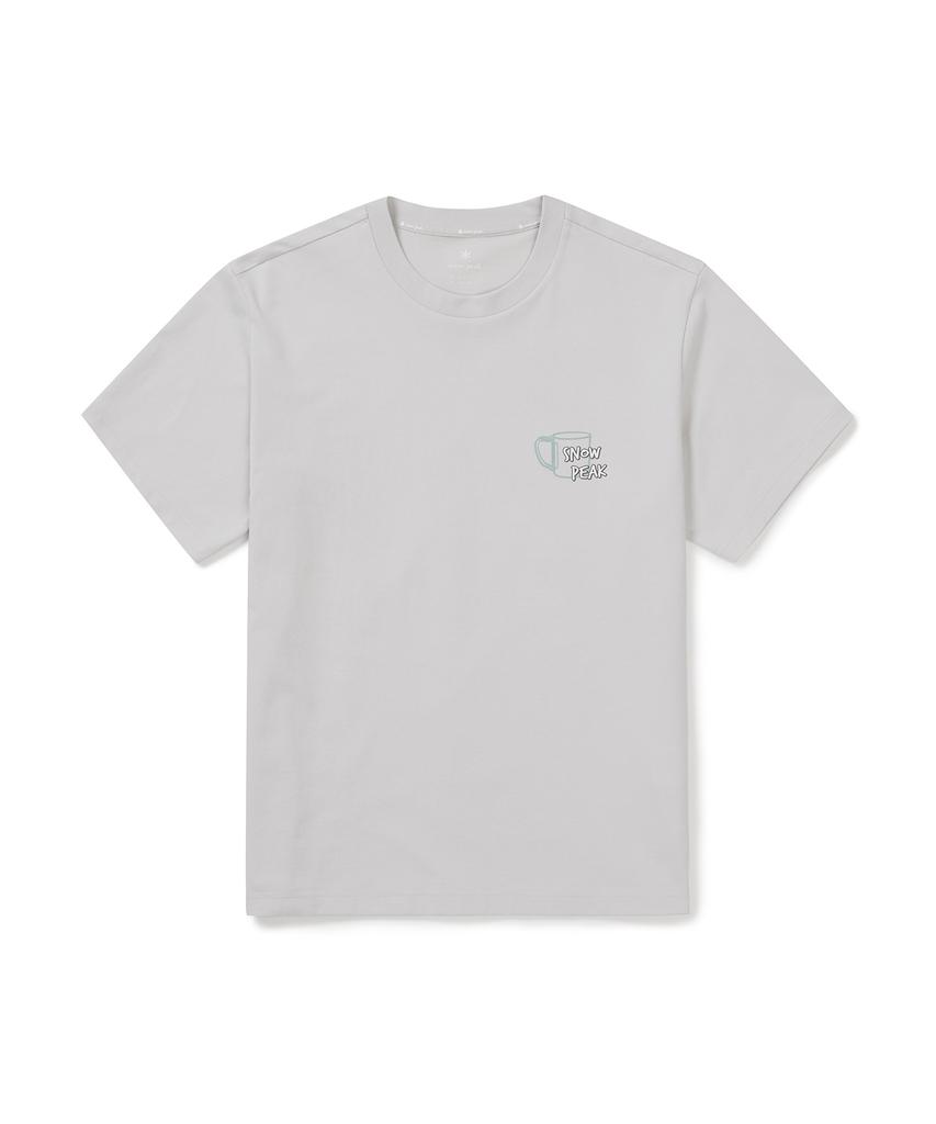 SNOWPEAK APPAREL Футболка с коротким рукавом Aerocool Gear (S25Mmfts78) Ледяной серый