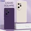 Luxury Square Liquid Silicone Back Cover for Honor 100 Pro Honor100 100Pro 5G Global Soft Waterproof Boys Girls Phone Case Armor