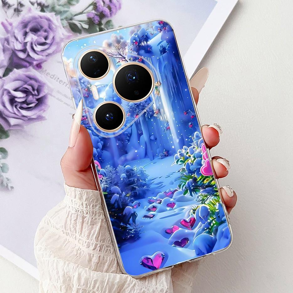 Чехол для Huawei P80 Pro Plus LMR-AL10 Милый Модный Расписной Чехол Мягкий Тонкий Чехол для Телефона Для Huawei Pura 80 Ultra Pura80 Pro+ Чехол