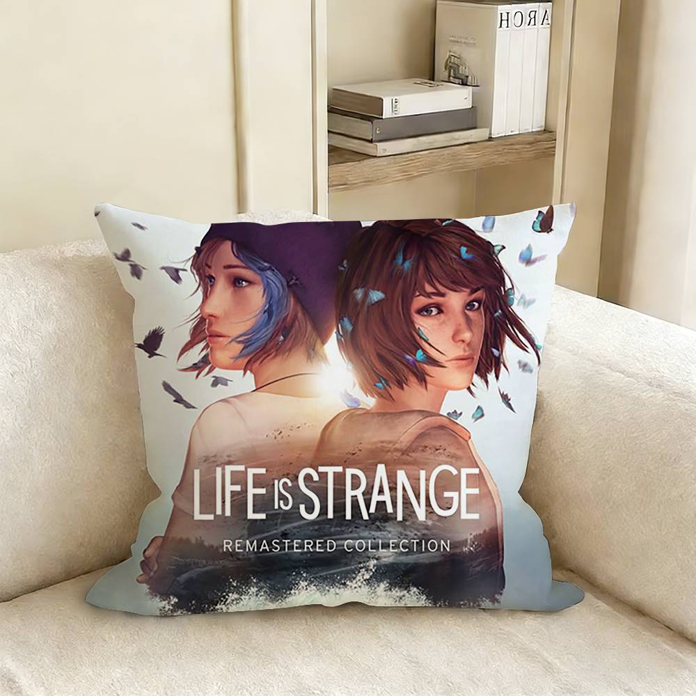 Game L-Life Is S-Strange Pillow Case Living Room Sofa Cushion Cover Suitable For Home Bedroom Room Decoration