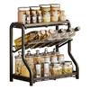 Kitchen Storage Rack Seasoning Rack Countertop Soy Sauce Seasoning Storage Rack Household Appliances